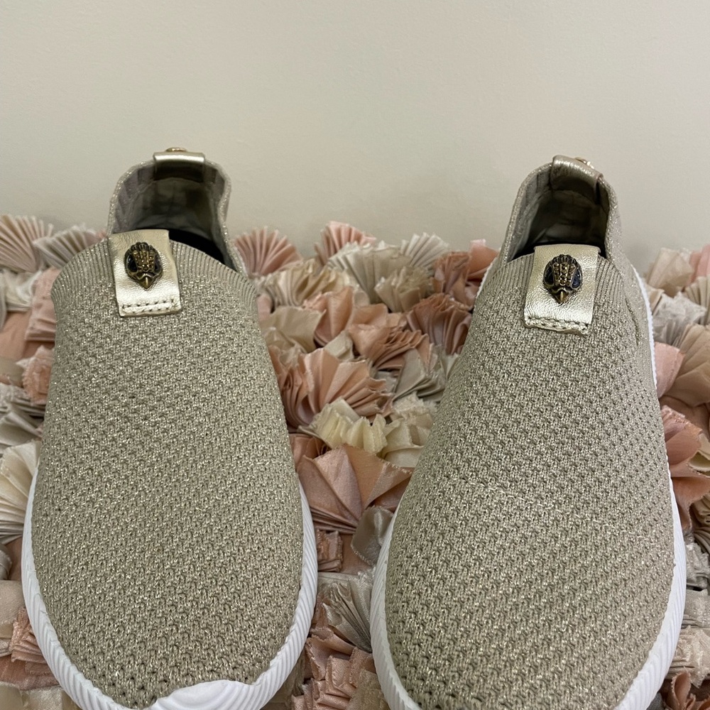 Kurt Geiger Beige Slip-On Sneakers